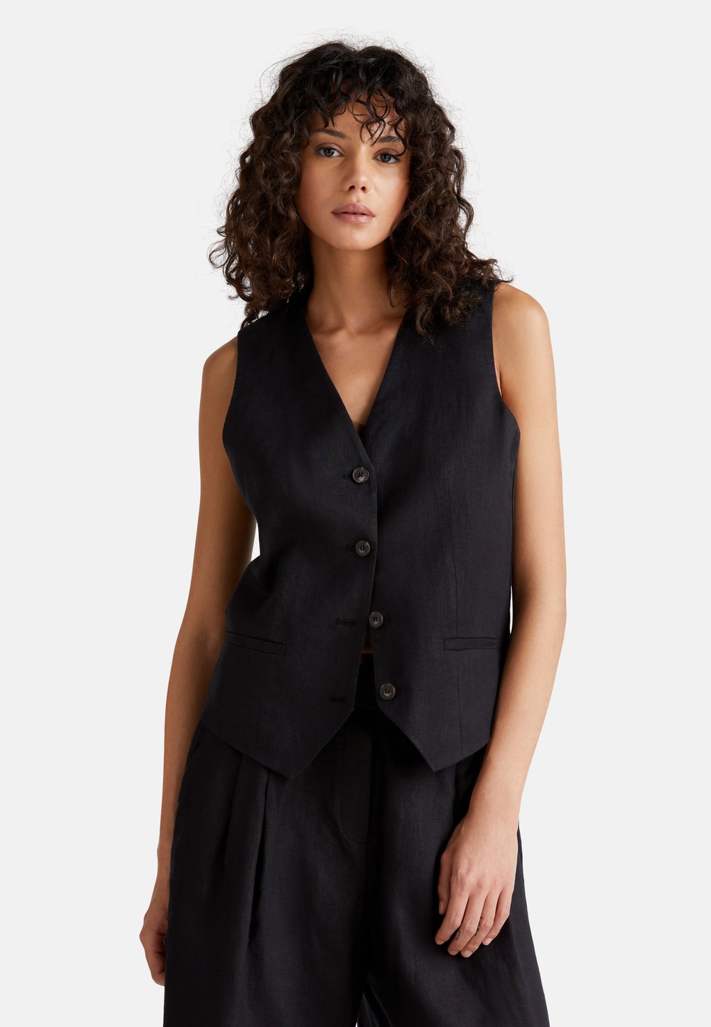 

Жилет PURE United Colors of Benetton, черный