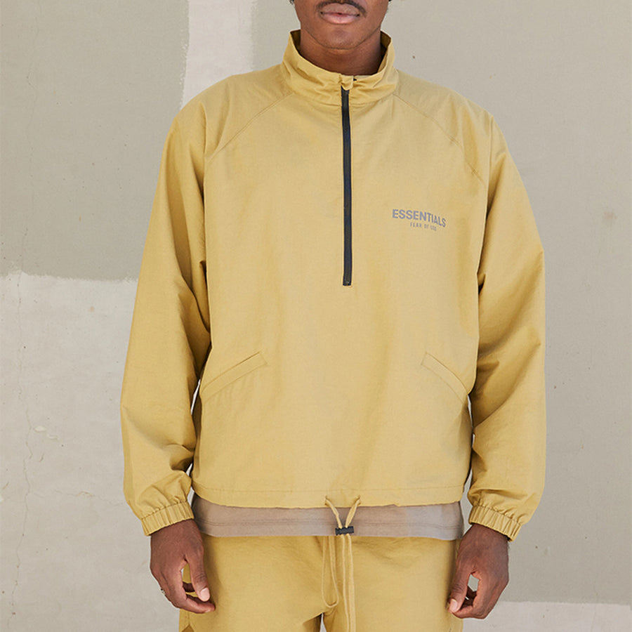Куртка Fear of God Essentials FW21 Half Zip Track Jacket Amber — фото 4