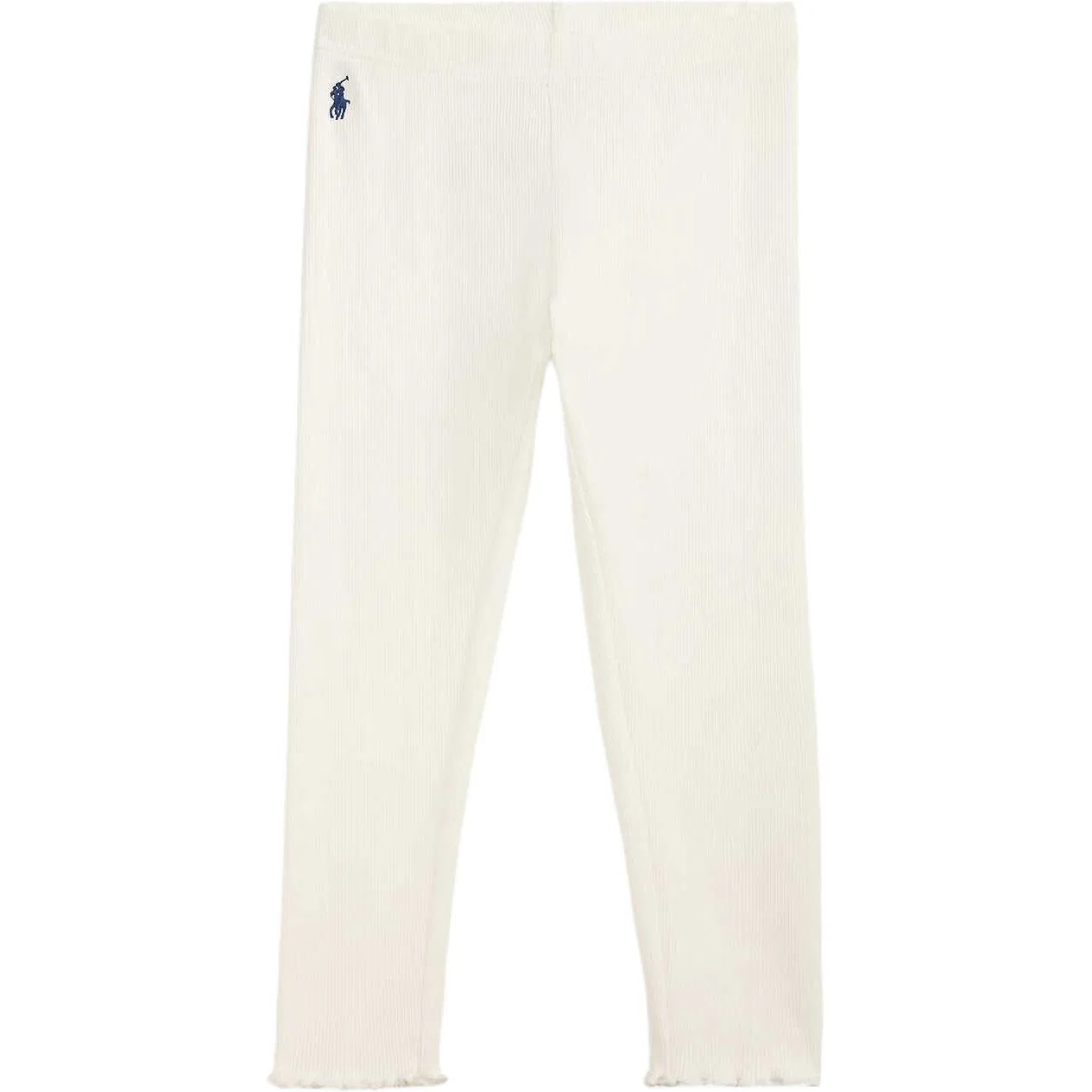 Детские трикотажные спортивные штаны Slim Fit Polo Ralph Lauren белые