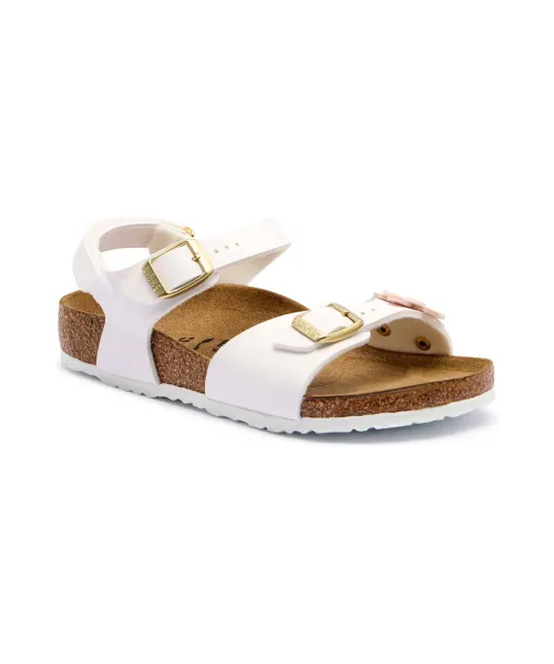 

Рио простой как сандалии Narrow fit Birkenstock, белый