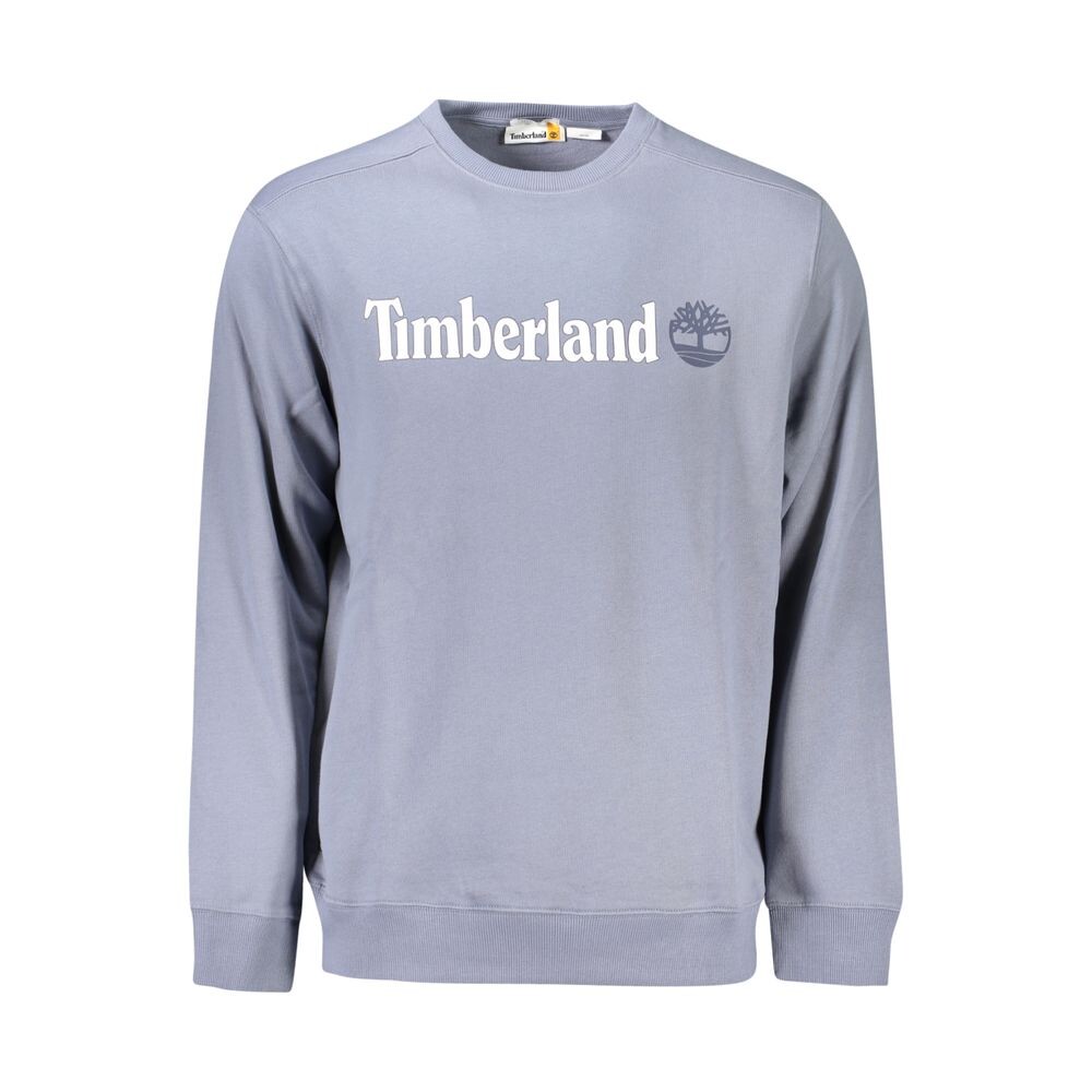 

Синий хлопковый мужской свитер Timberland
