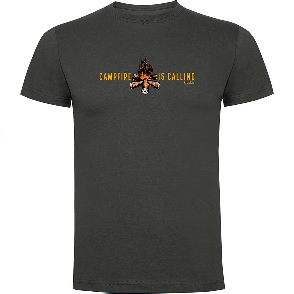

Футболка с коротким рукавом Kruskis Campfire Is Calling, серый