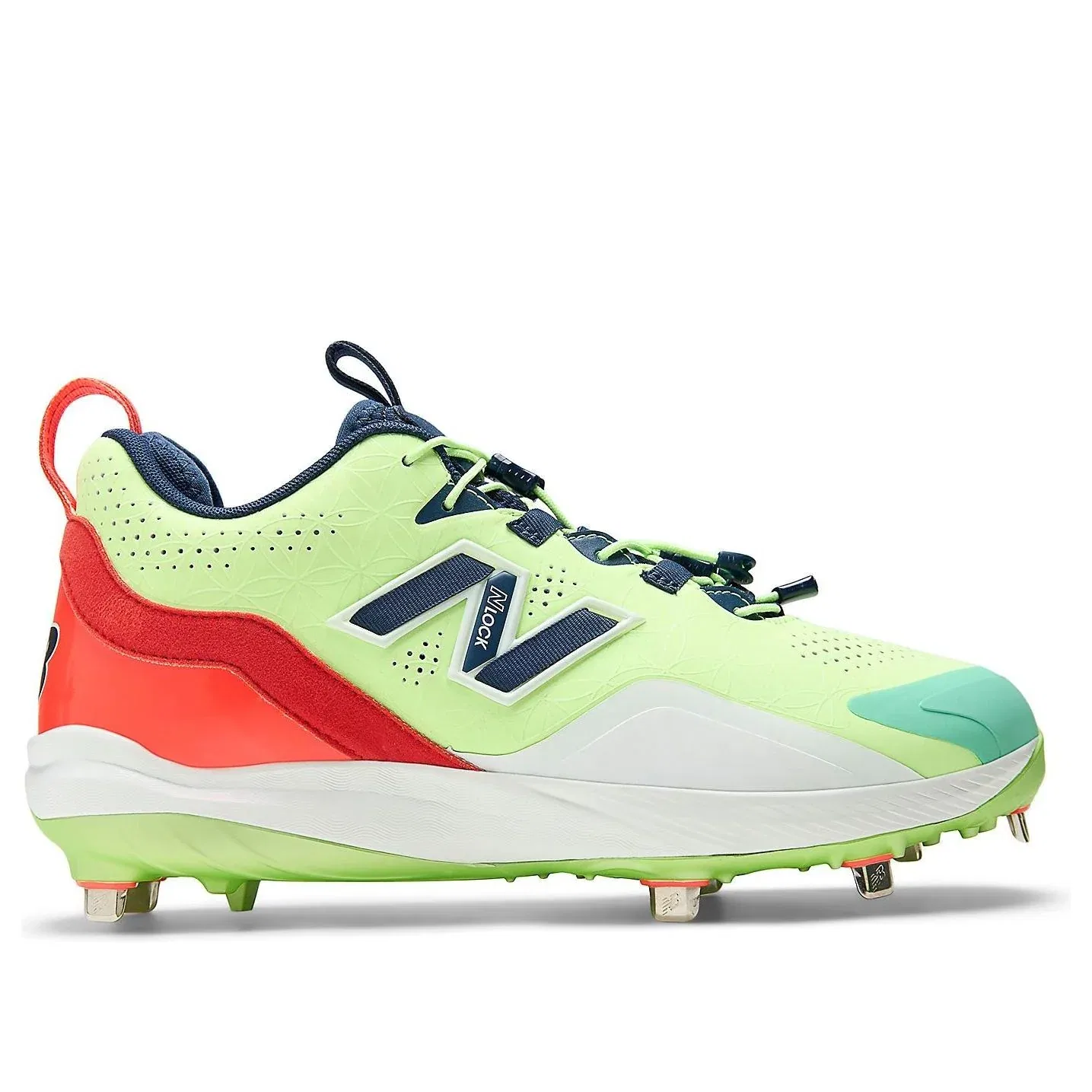 Кроссовки New Balance FuelCell Lindor 3 'Urgent Red Firefly' LLINDFF3, зеленый — фото 2