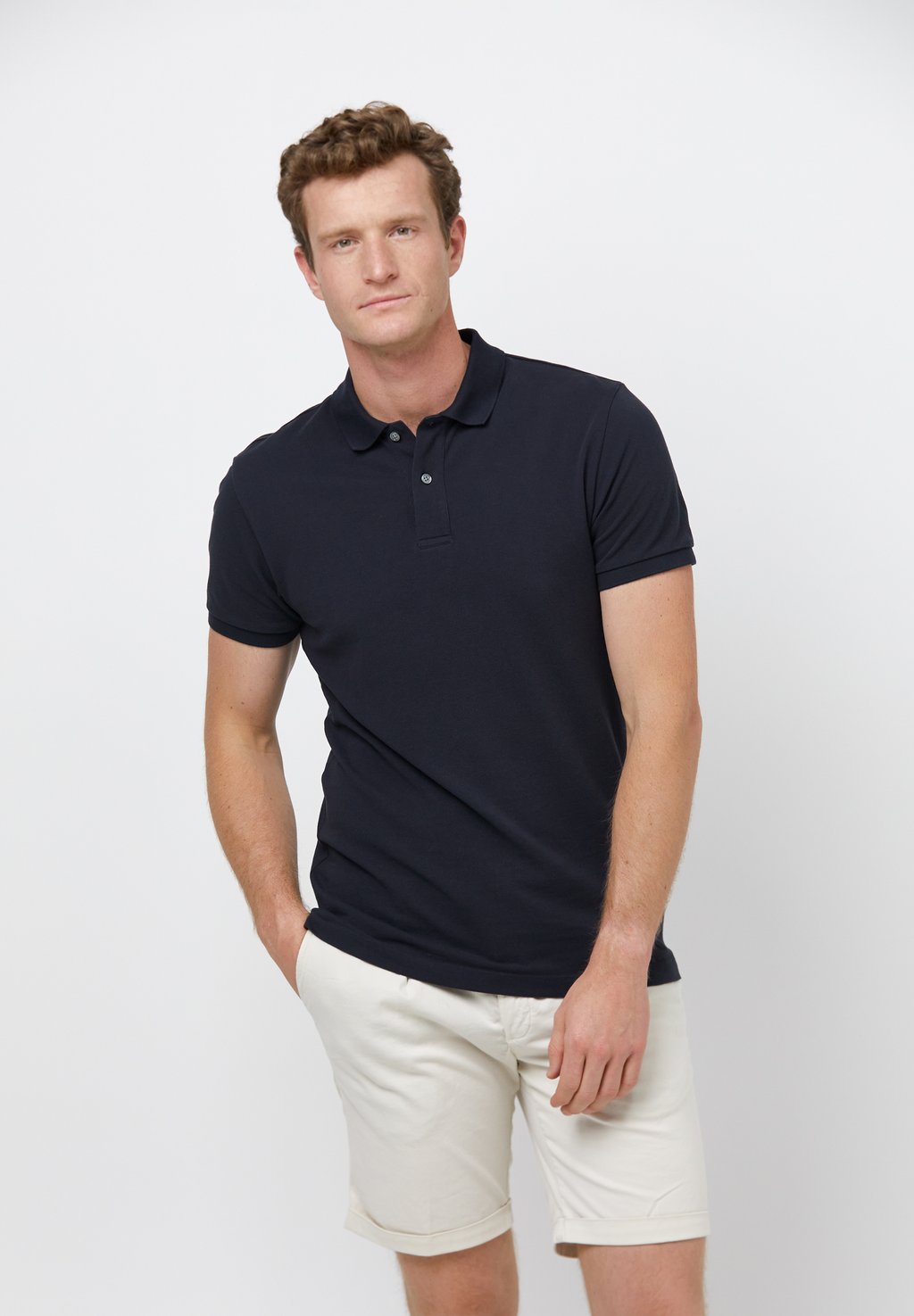 

Рубашка поло SHORT SLEEVE PROFUOMO, темно-синий