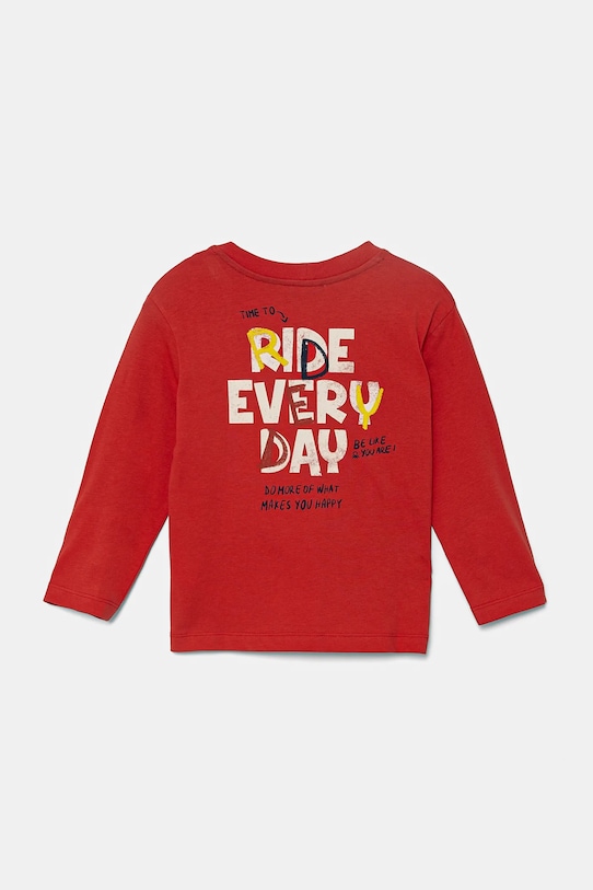

Детская хлопковая водолазка United Colors Of Benetton, красный