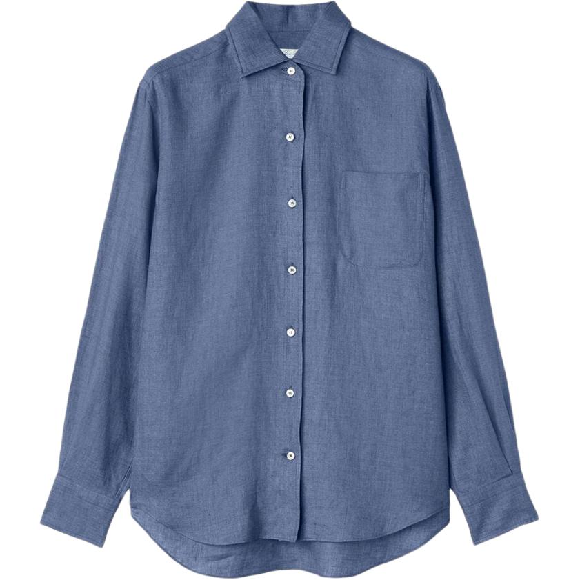 

Loro Piana Футболка Women's Clearwater Blue Lapel Moderate Others