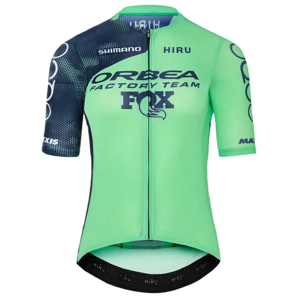 

Джерси Hiru LAB Race Orbea Factory Team short sleeve, зеленый