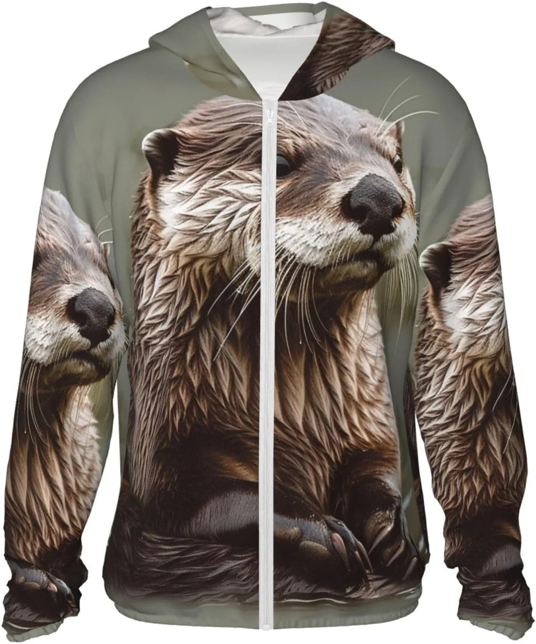 

Толстовка Otter Animal Unisex с защитой от солнца UPF 50+ GDSHJKLW