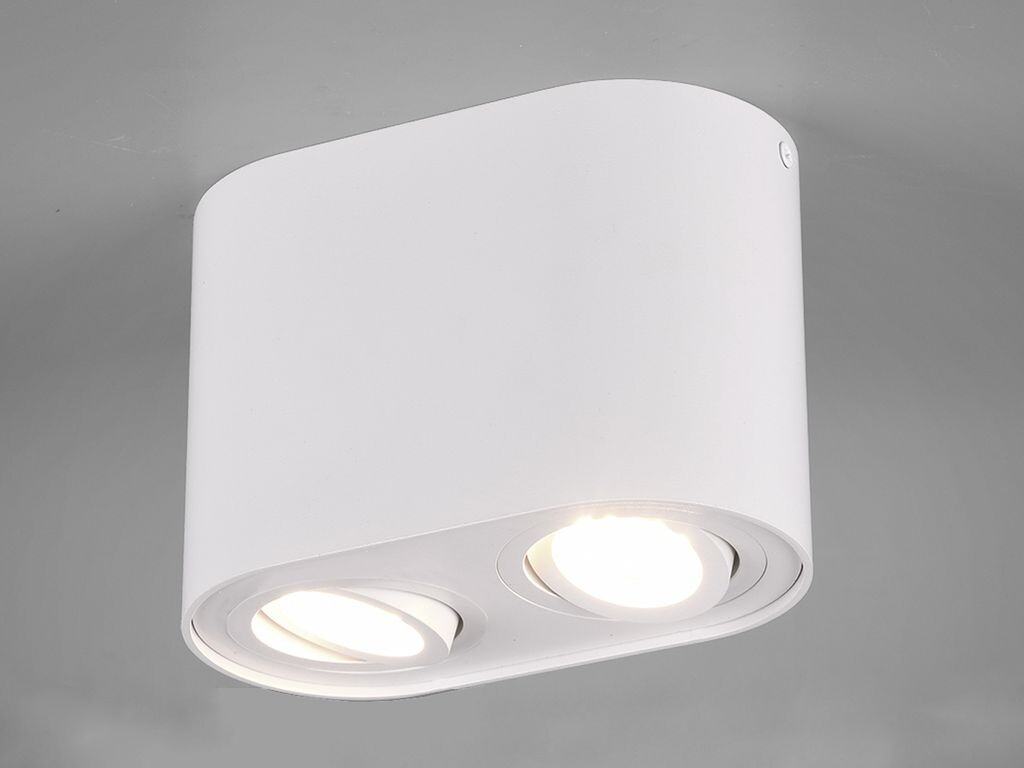 

Светодиодные точечные светильники, потолочные светильники для кухни геометрических форм над прихожей с кухонным островом meineWunschleuchte, белый