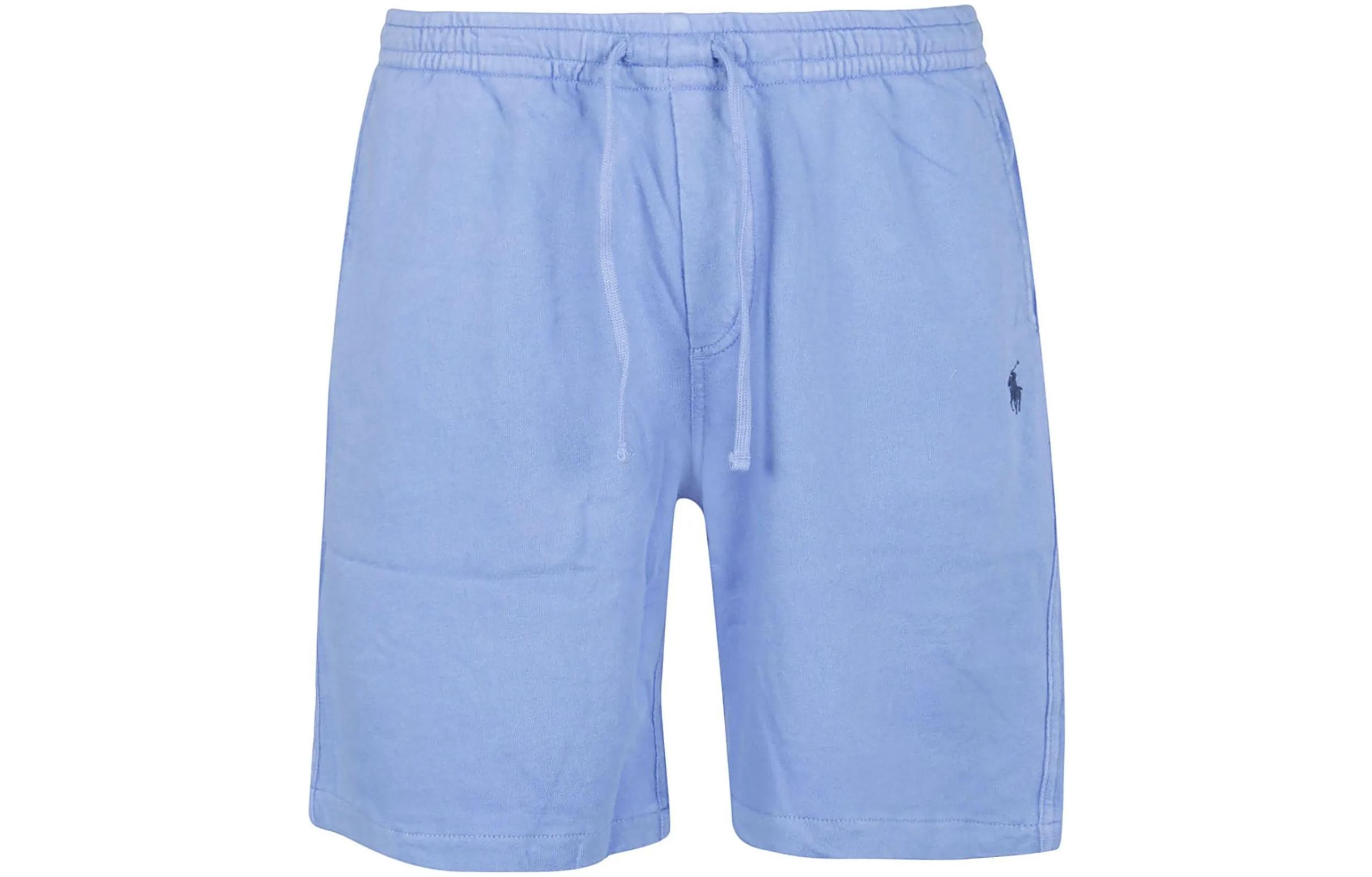 

Поло Ральф Лорен Синие шорты с вышивкой пони и шнурком