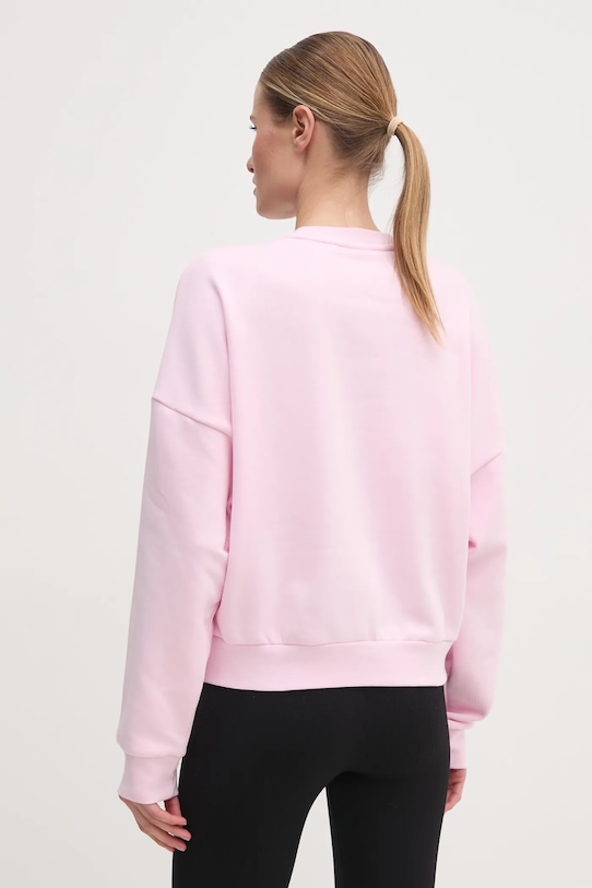 Свитшот Adidas Originals Essentials Small Logo Feelcozy, розовый — фото 4