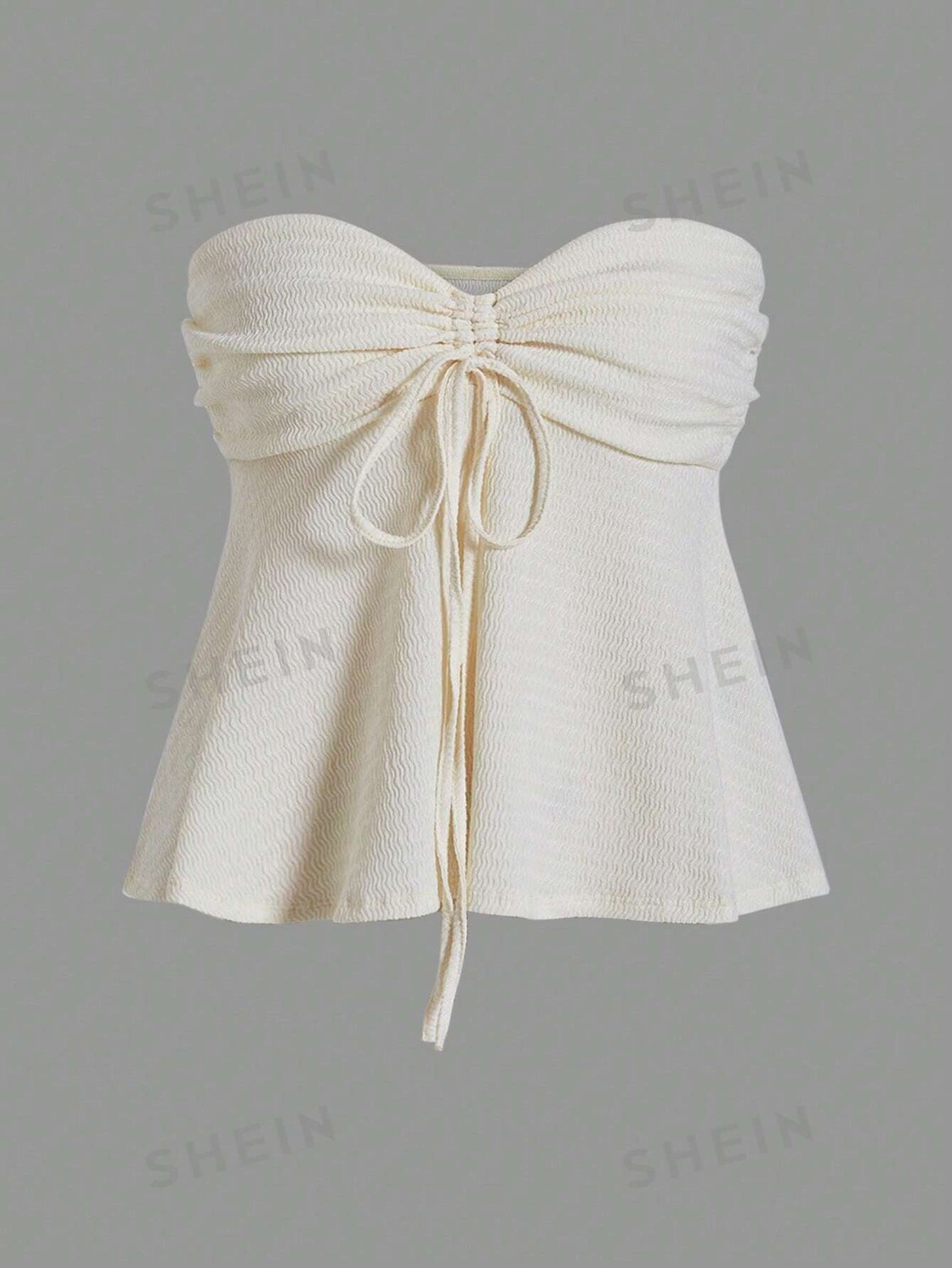 

Топ-бандо Shein Ezwear, абрикосовый