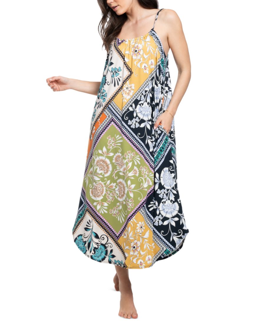 

Женская ночная рубашка макси с принтом Delice Linea Donatella, Navy