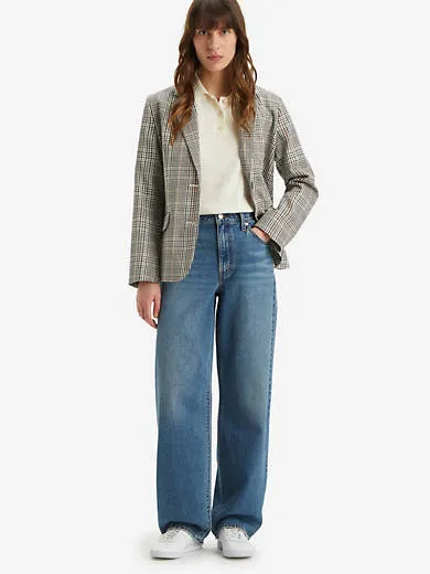 

Мешковатые женские джинсы «папа» Levi's, цвет Metaphor Mix - Medium Wash