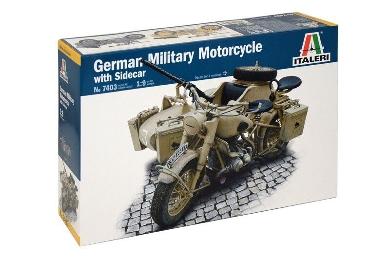 

Немецкий военный мотоцикл с коляской (GXP-578966) Italeri