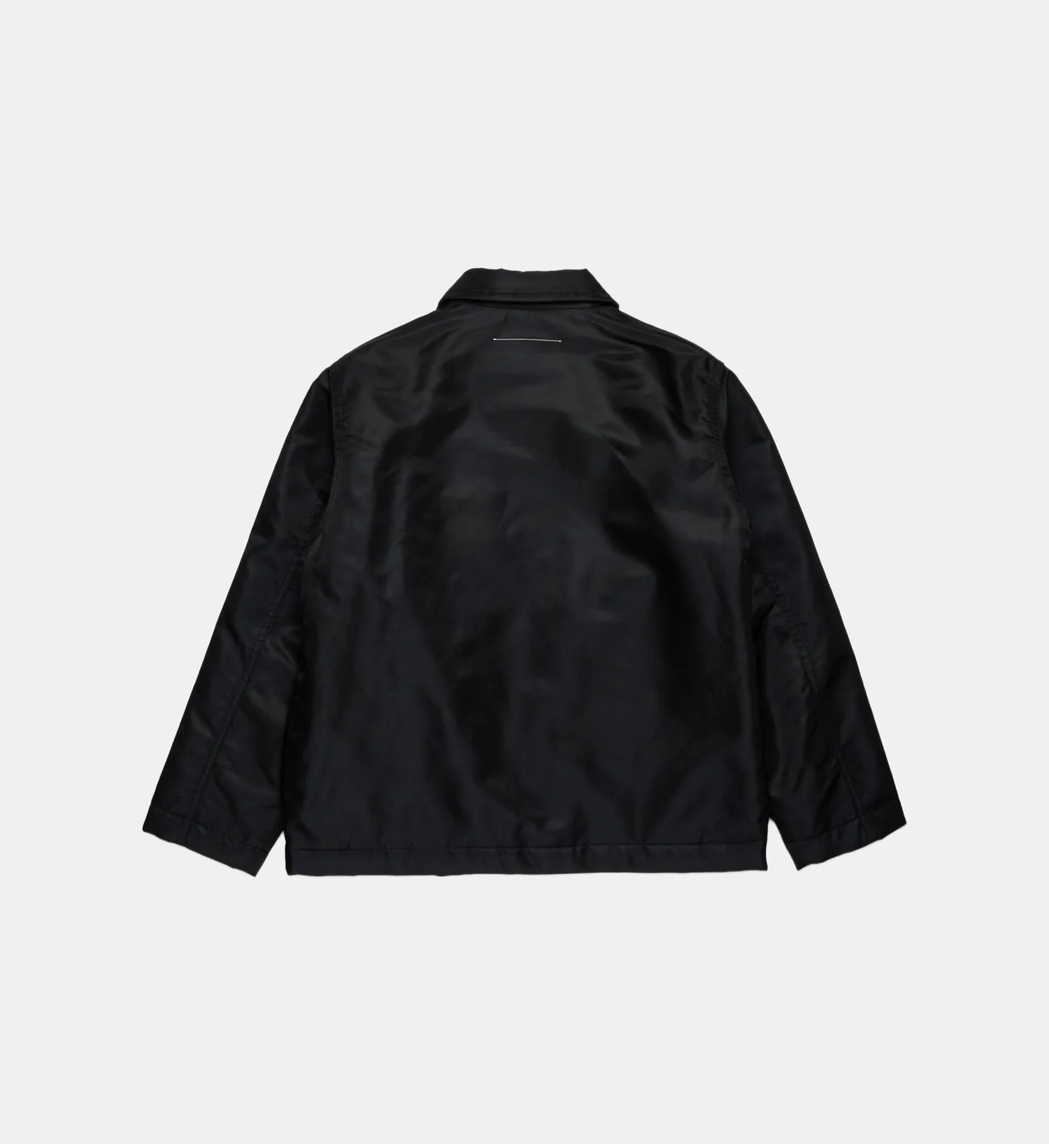 Куртка из саржи с нашивкой MM6 Maison Margiela, черный — фото 2