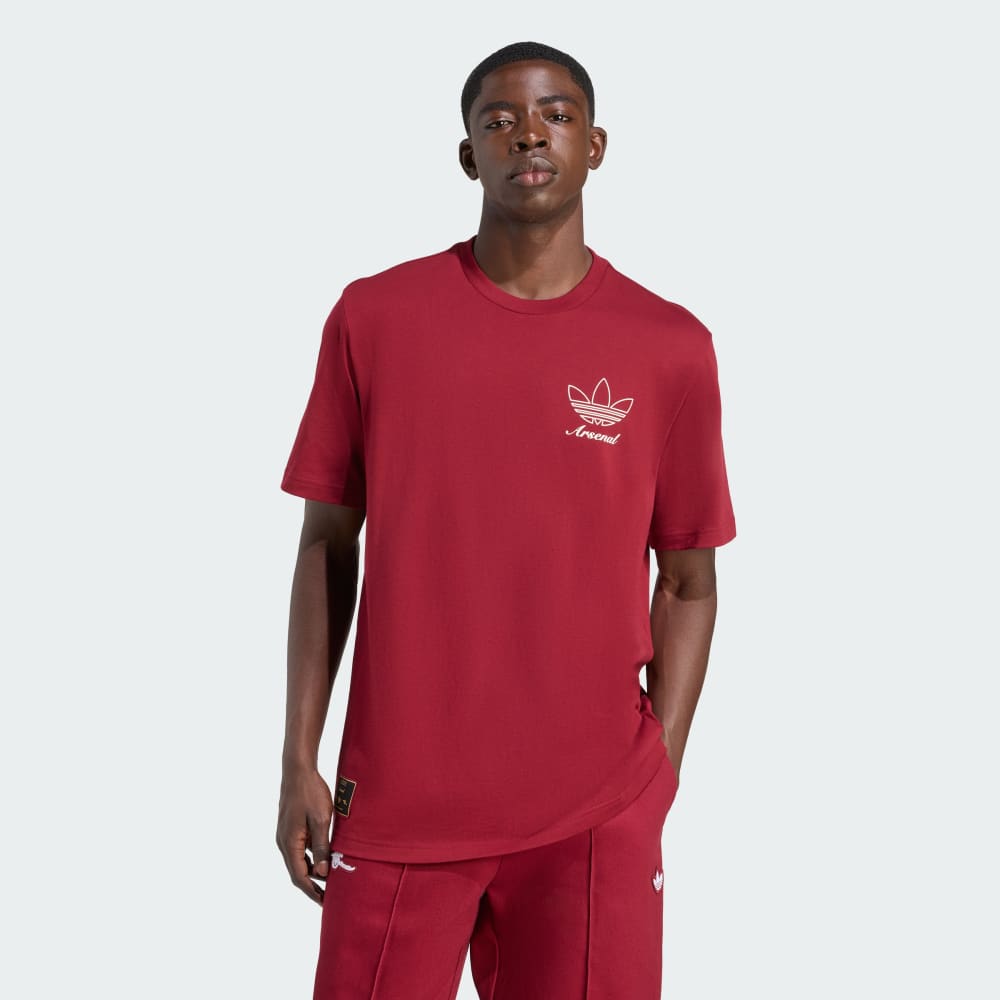 

Футболка Adidas Arsenal Terrace Icons Graphic Tee, цвет Team Coll Burgundy 2
