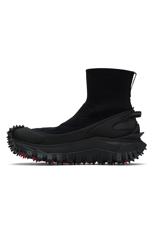 Кроссовки Trailgrip knit с высоким верхом Moncler, черный — фото 3