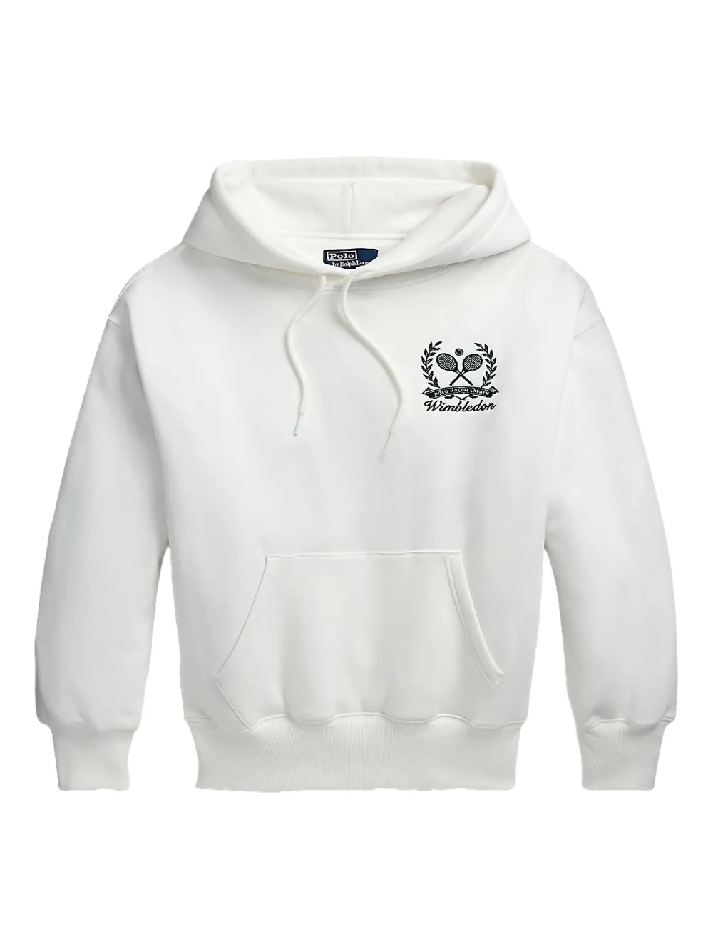

Худи с вышитым логотипом из коллаборации с Wimbledon POLO RALPH LAUREN, белый