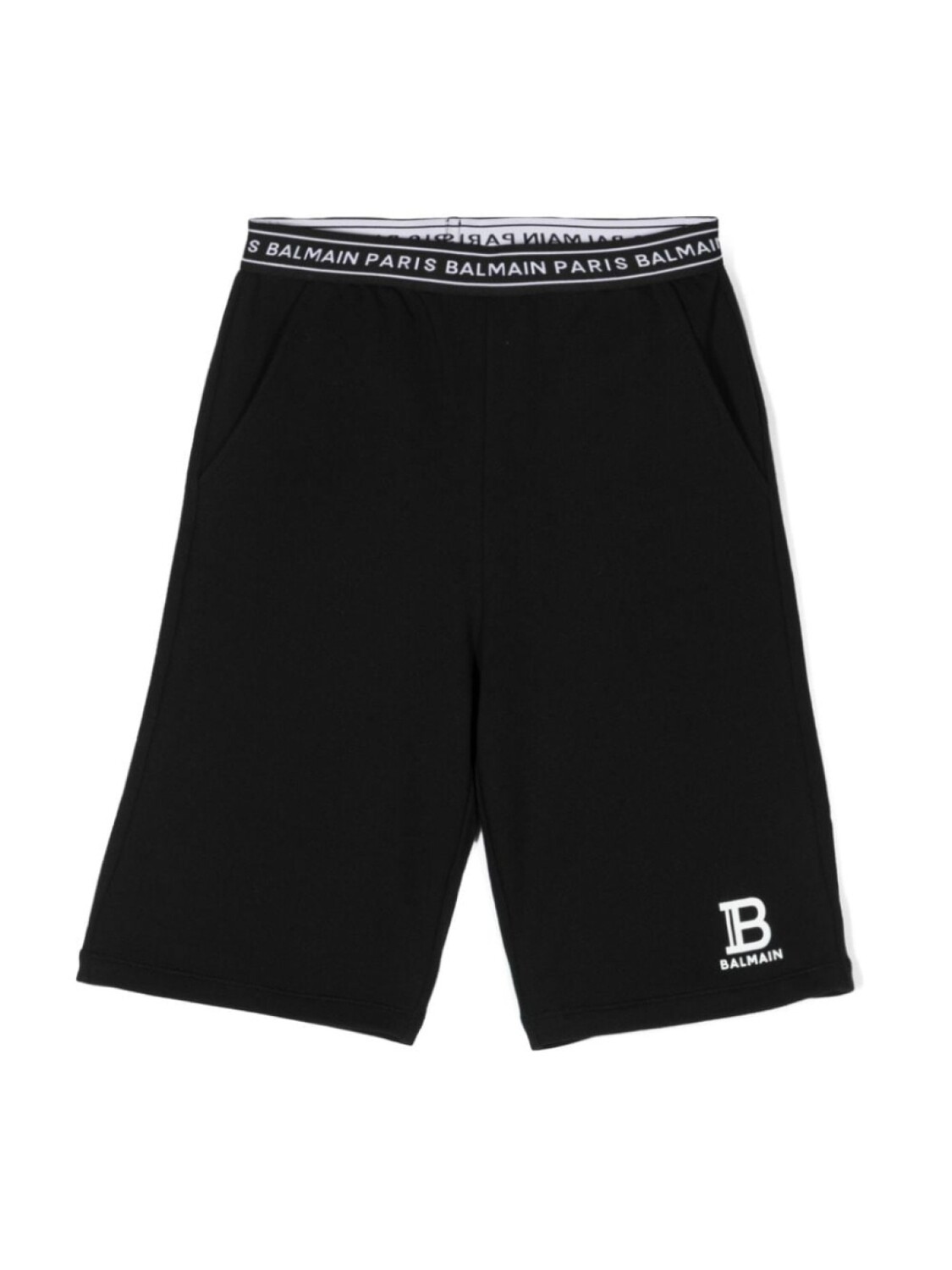 

Balmain Kids шорты с логотипом, черный