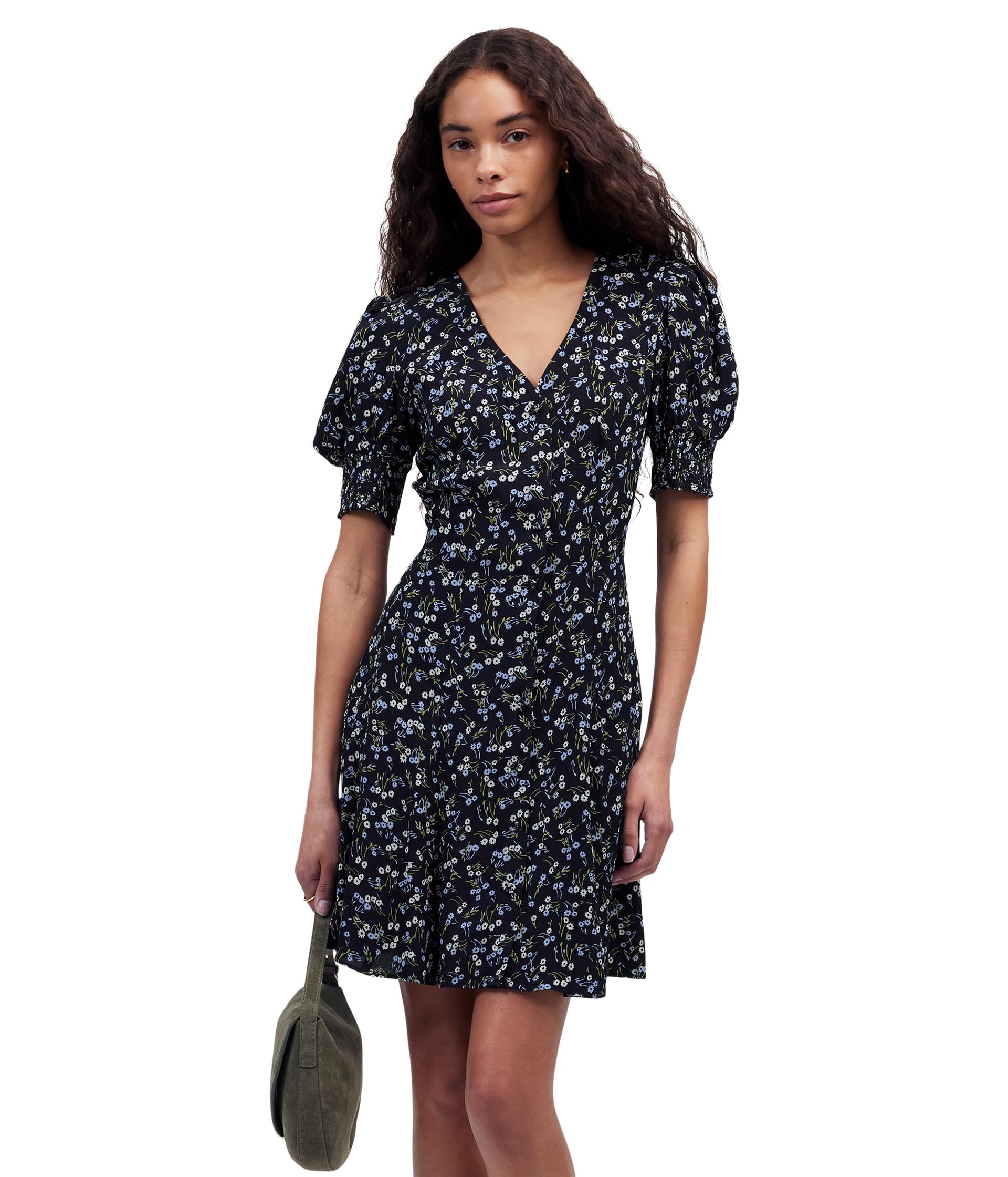

Платье Madewell Printed Crepe Modern Femme Mini, цвет Vintage Ditsy Pear Accent