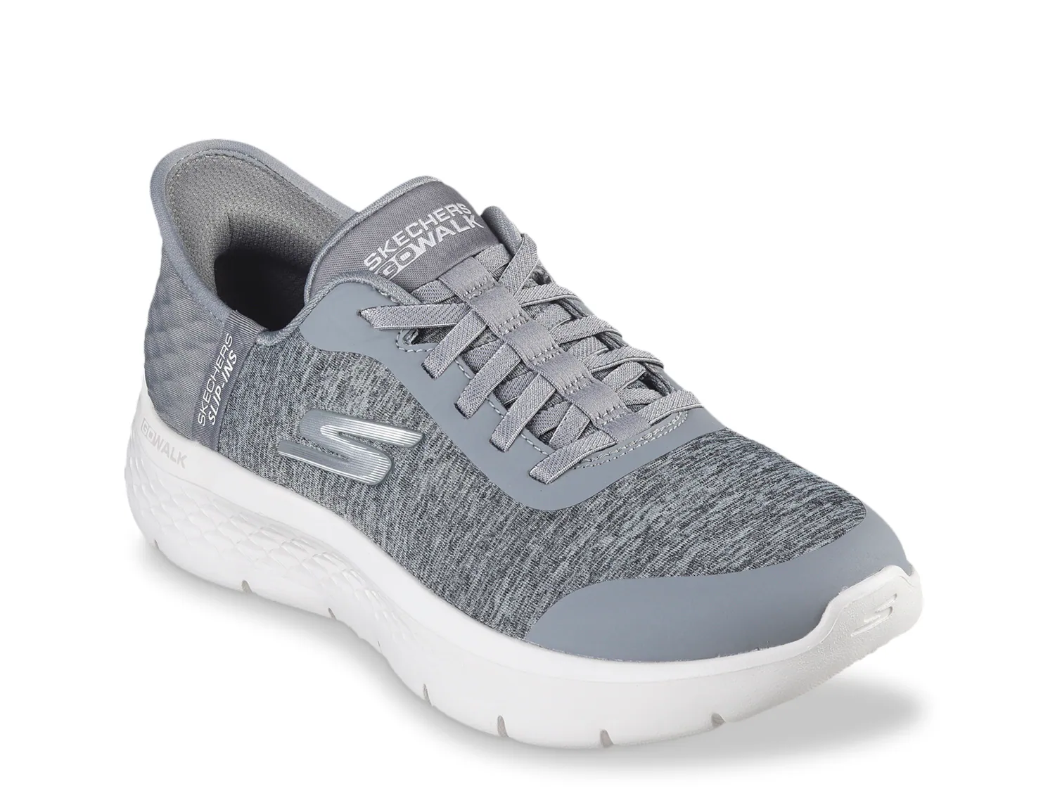 Кроссовки Hands Free Slip-ins Go Walk Flex Dacey Slip-On Sneaker Skechers, серый/белый