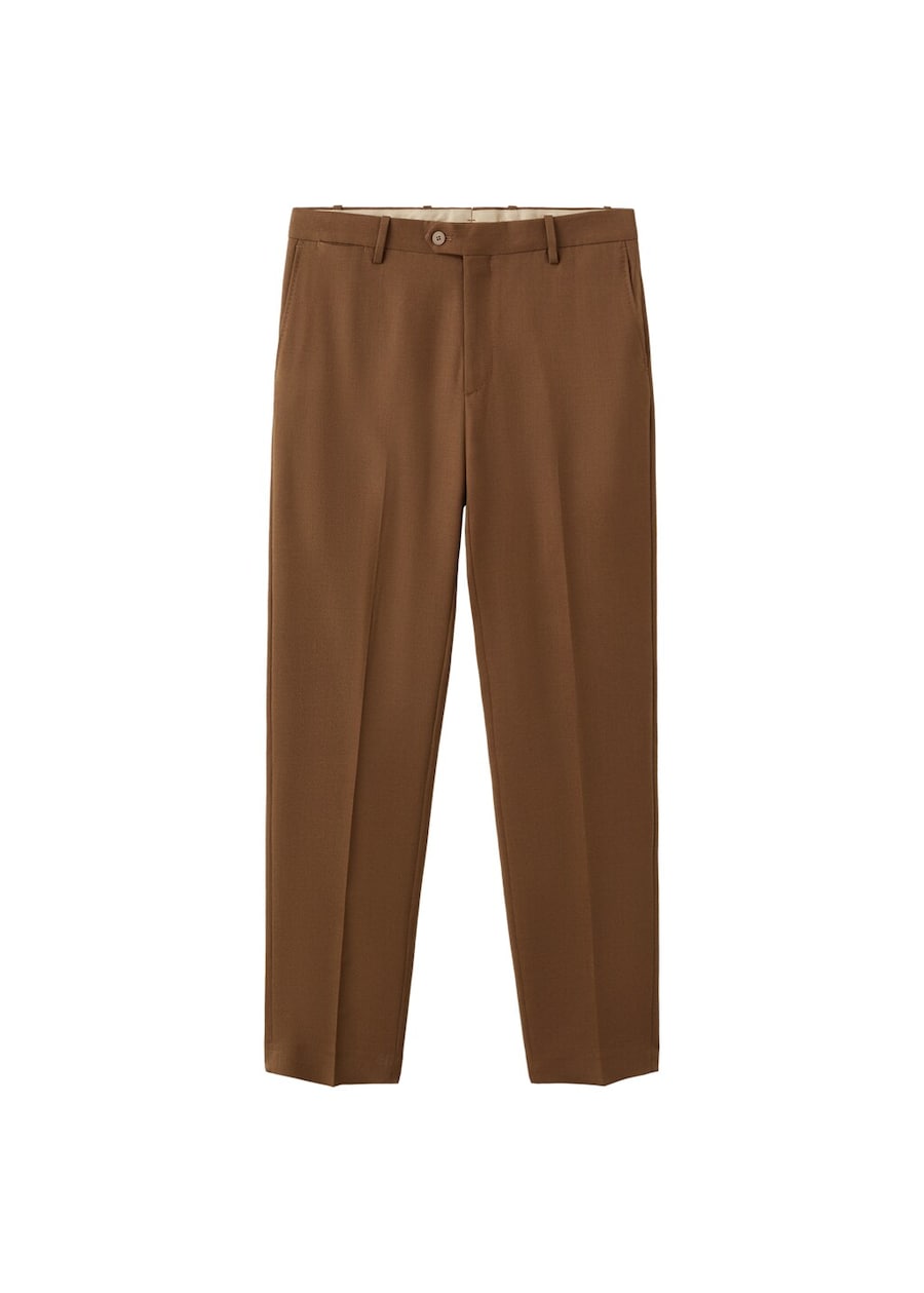 

Брюки свободного кроя MANGO MAN Bergamo, коричневый