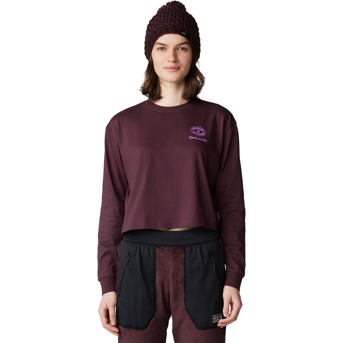 

Длинная рубашка с длинным рукавом Seek Mountain Hardwear, цвет blackberry
