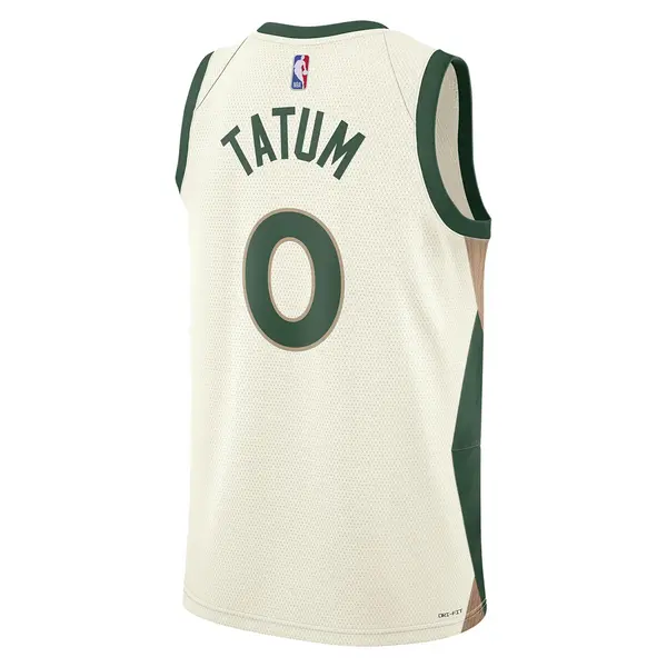Майка Nike Dri-FIT NBA Swingman Jersey 2023/24 City Edition 'Boston Celtics Jayson Tatum', бежевый — фото 2