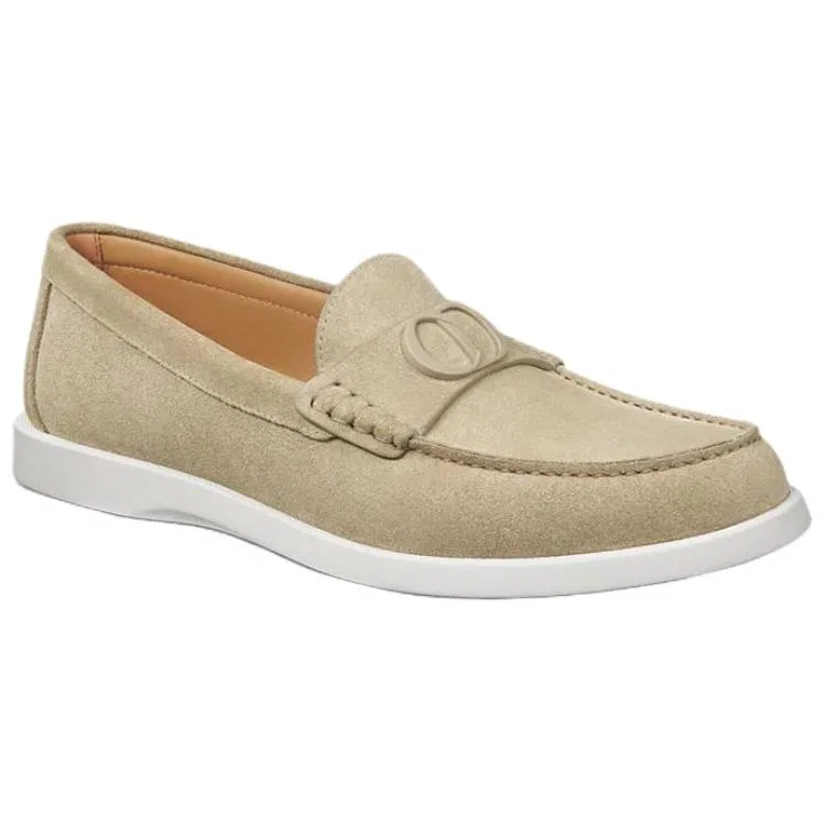 DIOR Granville Calfskin Casual Shoes Men's Beige — фото 4