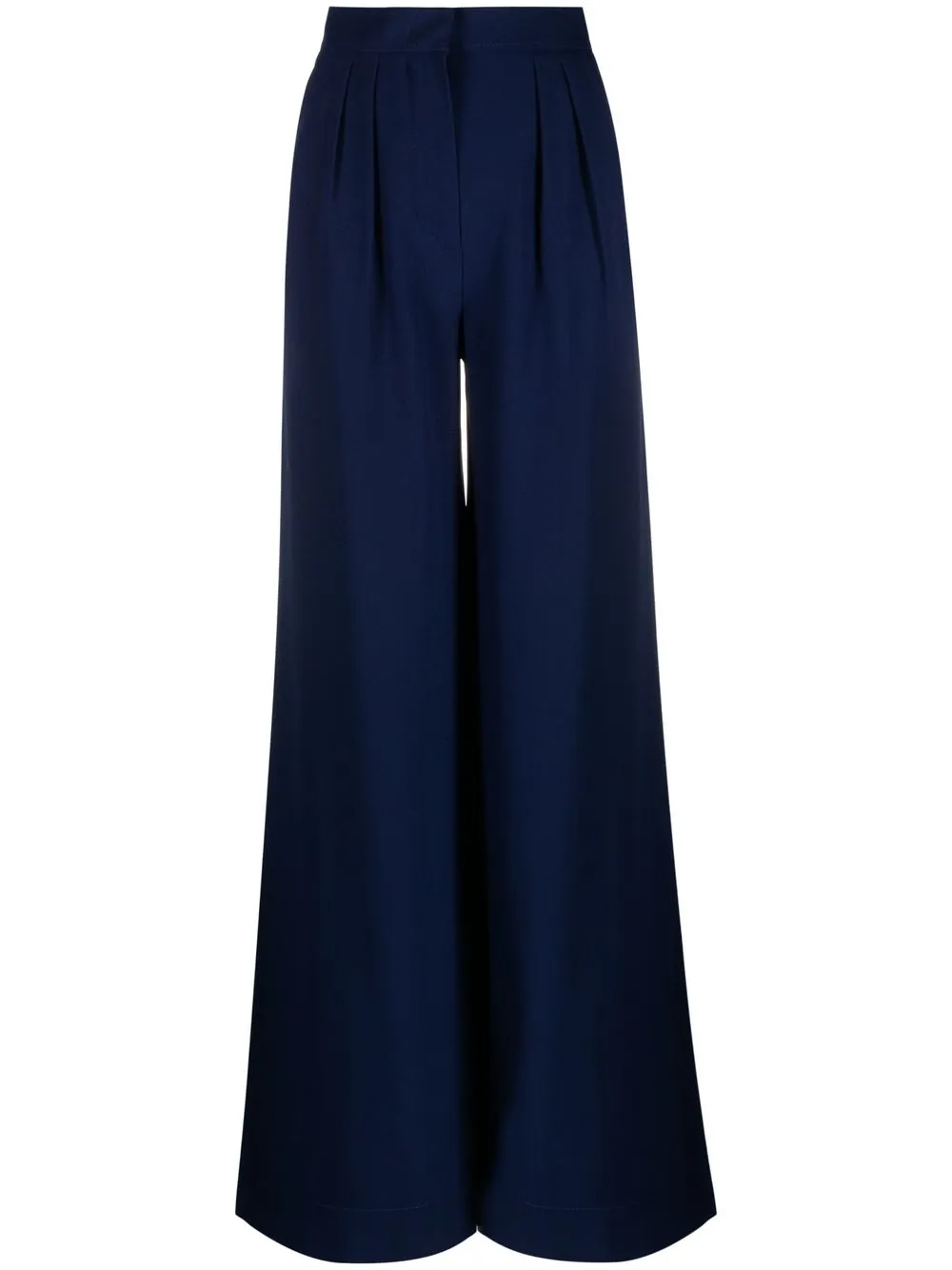 

Широкие брюки с завышенной талией Alberta Ferretti, синий