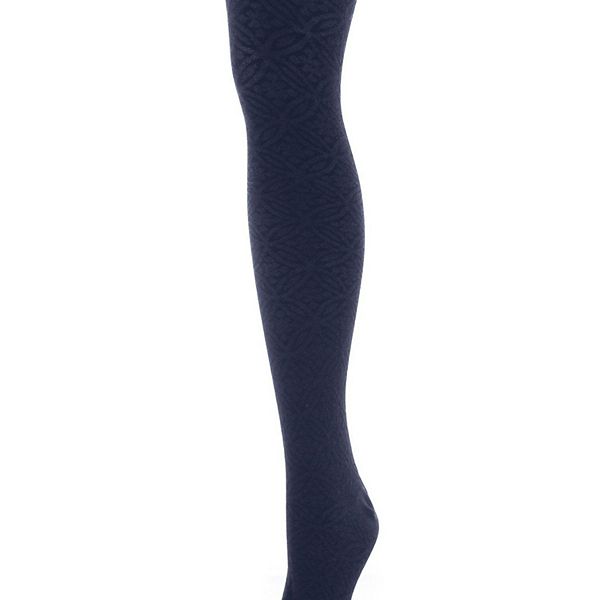 

Женские свитер-колготки с цветочным и круговым узором Memoi, Navy Blazer