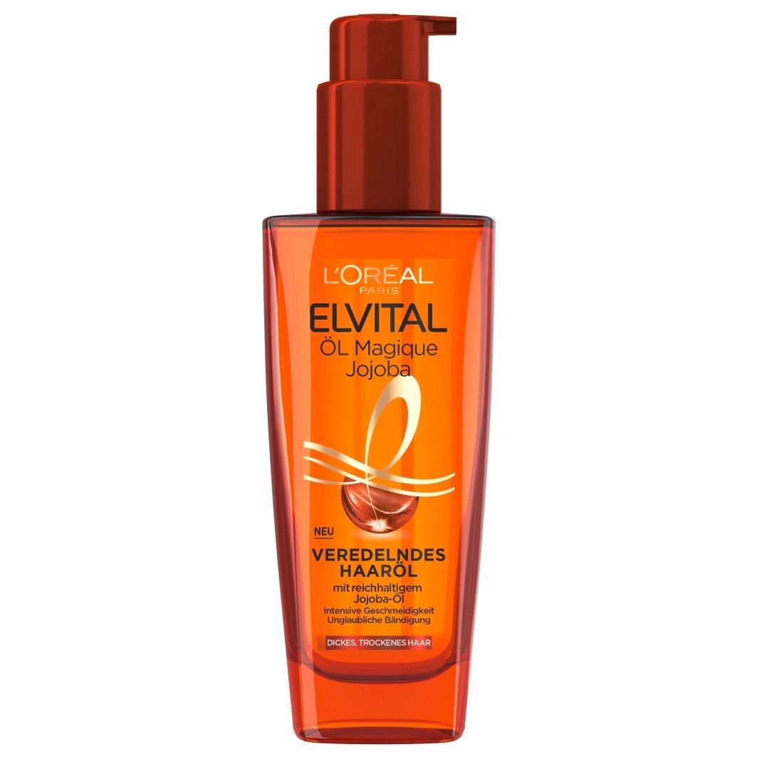 

Масло для волос elvital öl magique jojoba veredelndes Loreal Paris, объем 100 мл