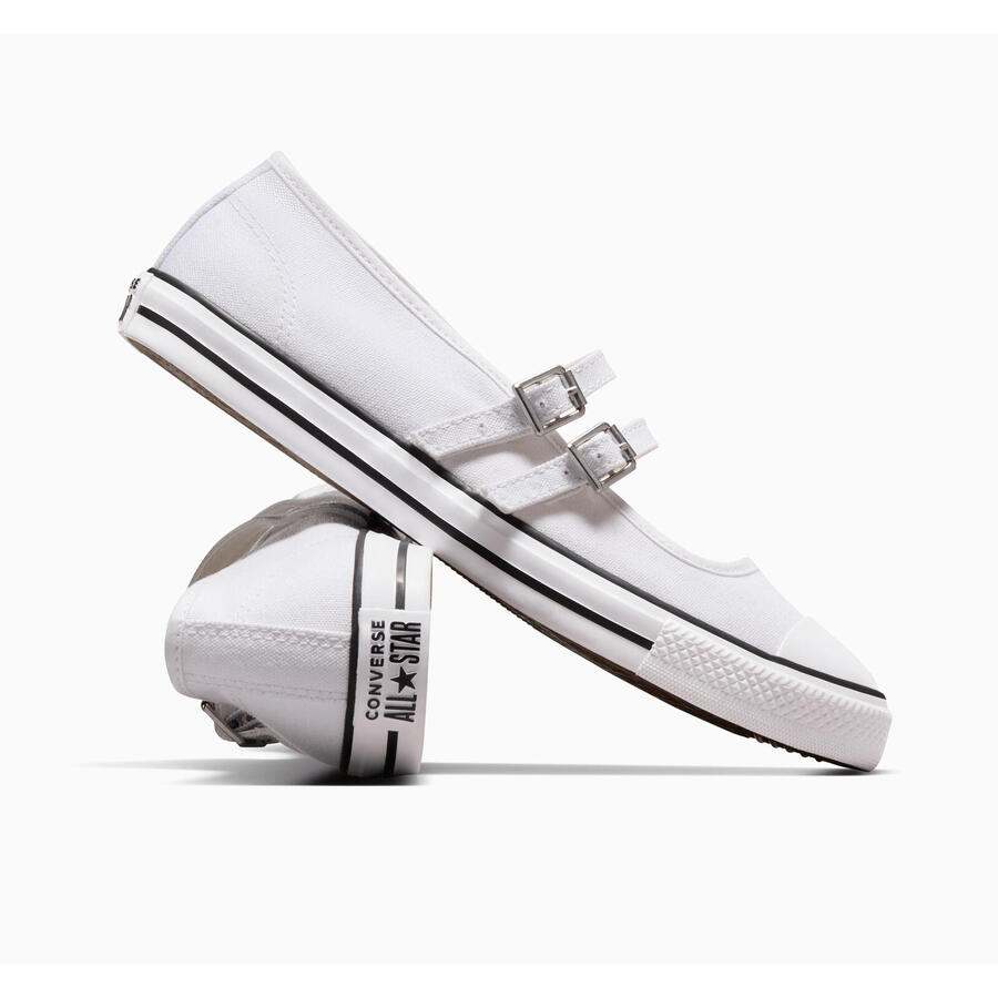 Кеды Converse Chuck Taylor All Star Dainty Mary Jane, белые, унисекс — фото 3