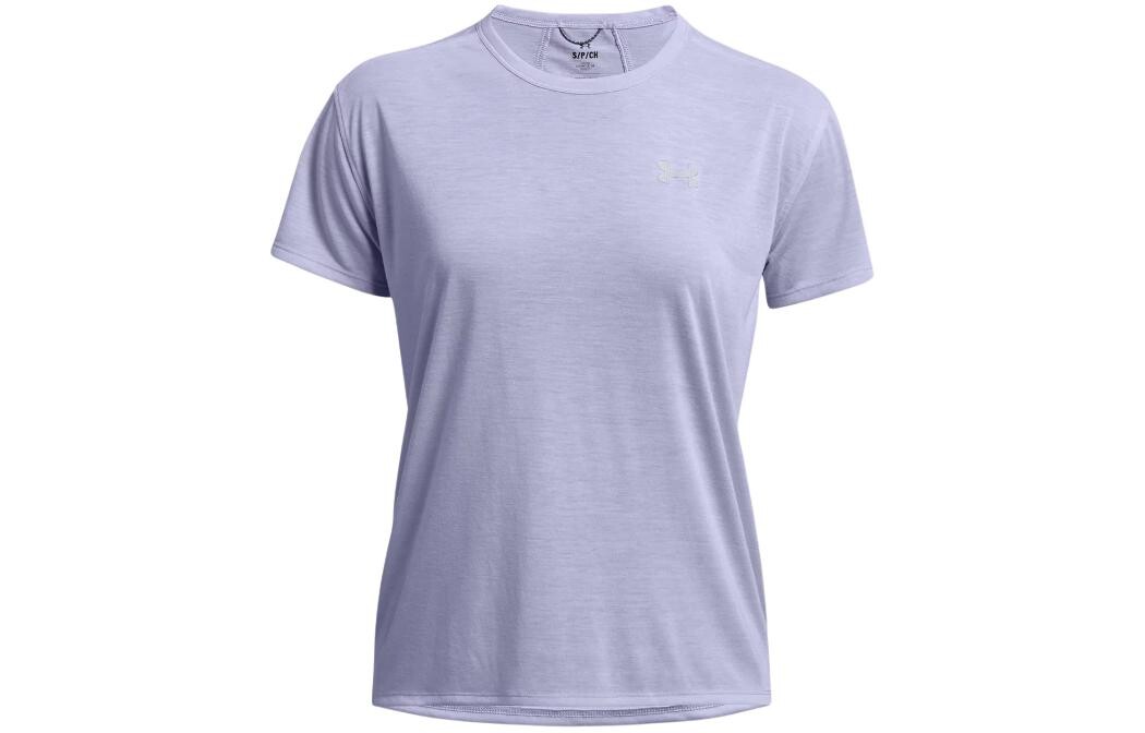 

Футболка женская светло-голубая/фиолетовая Under Armour
