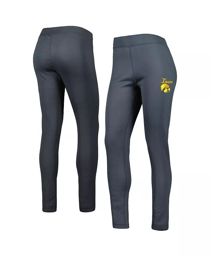 

Женские темно-серые леггинсы из шерпы Iowa Hawkeyes Upbeat Concepts Sport