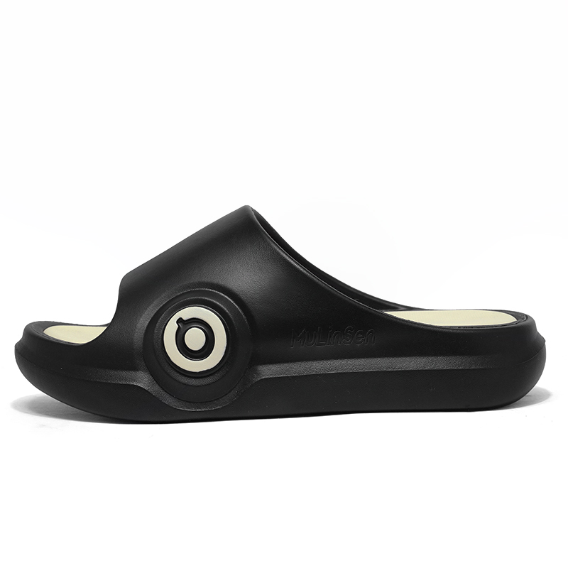 

Mulinsen Мужские слайдеры EVA с защитой от запаха черные, цвет Black