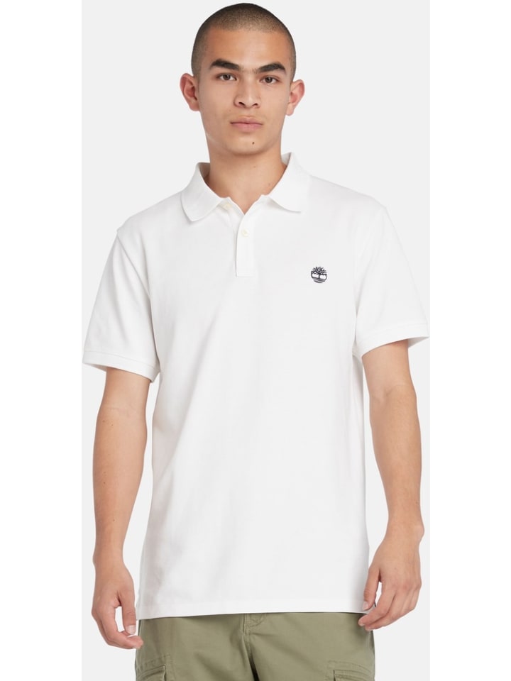 

Timberland Рубашка-поло "Oyster River" белого цвета, Белый, Timberland Рубашка-поло "Oyster River" белого цвета