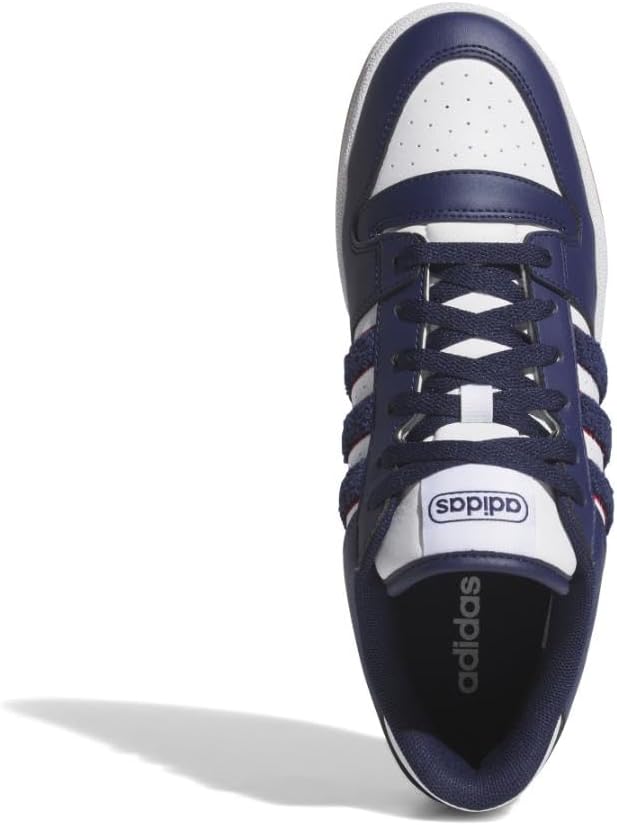 Кроссовки Adidas Унисекс-Взрослые Break Start, белый/синий/темно-синий/алый — фото 3