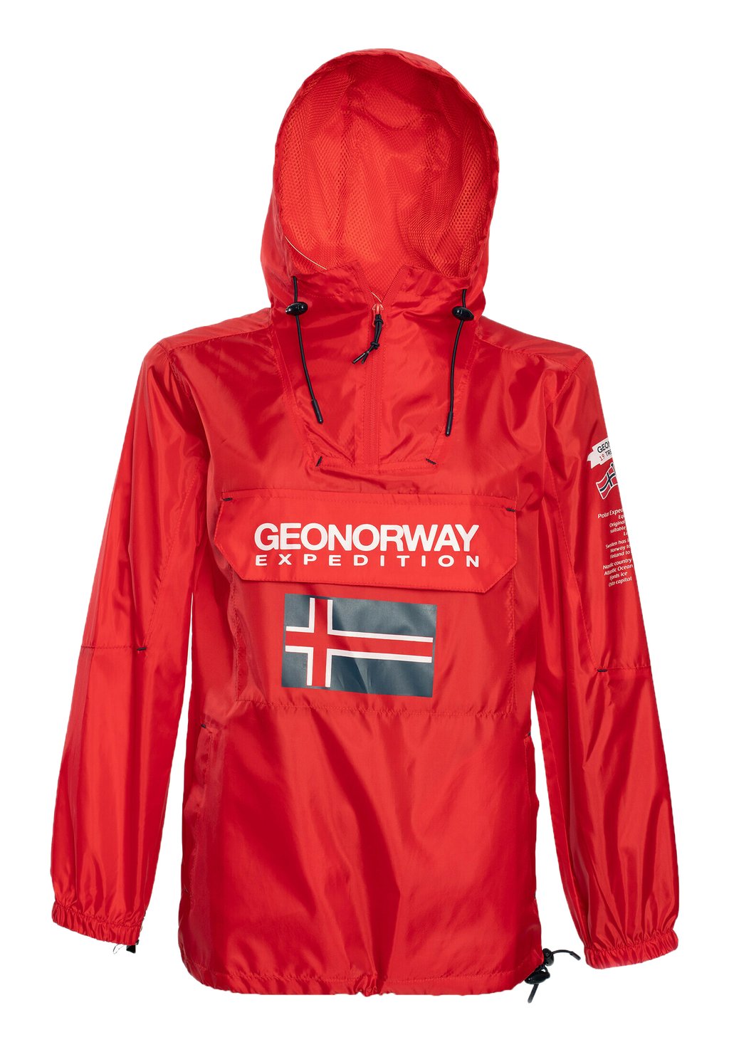 

Ветровка Anorak Brest Geo Norway, красный