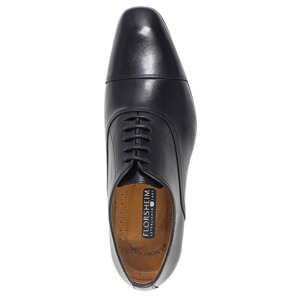Мужские оксфорды Corbetta среднего размера/X-ширины с закрытым носком Florsheim, черный — фото 4