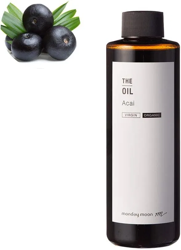 Масло Acai Oil нерафинированное органическое, mondaymoon, 200 мл