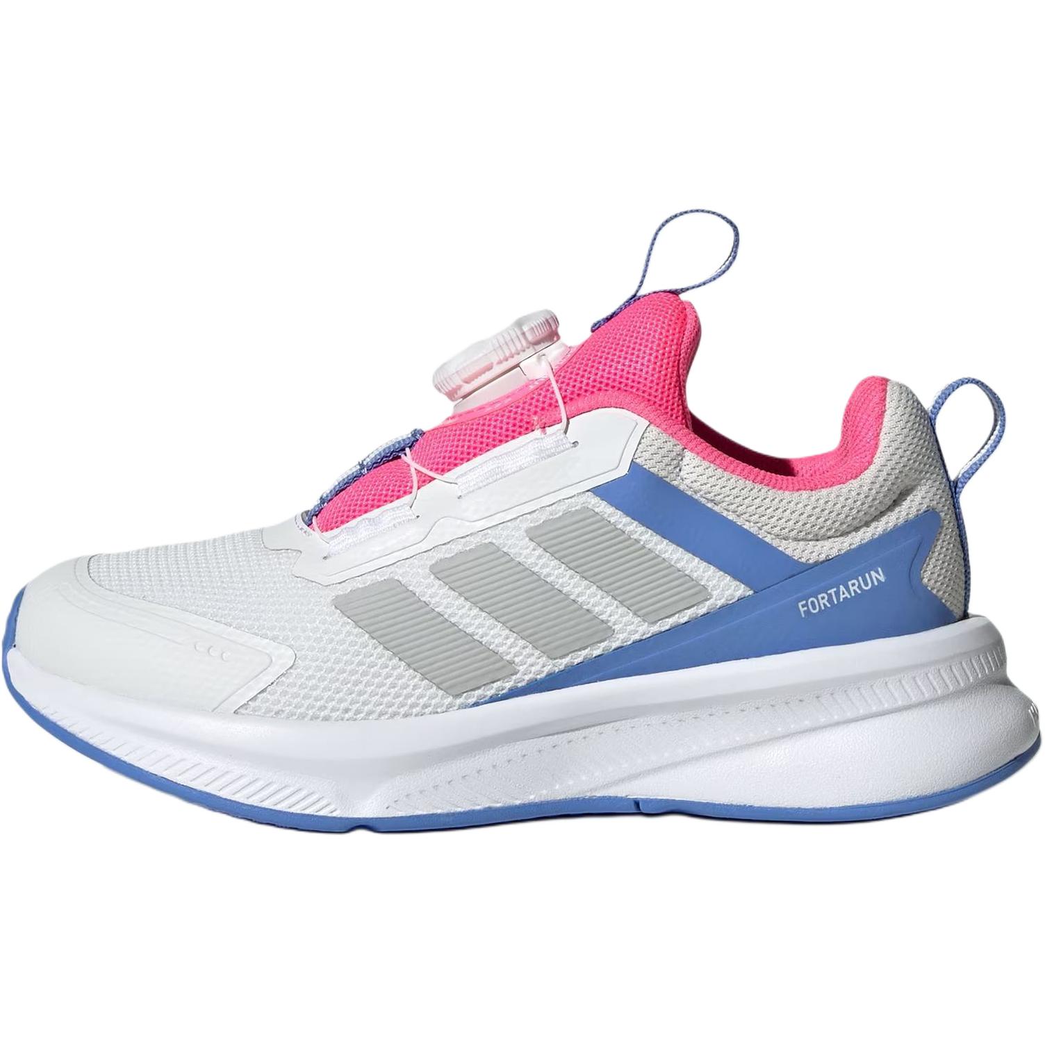 

Adidas Детские кроссовки FORTARUN 4.0 с низким верхом, устойчивые к истиранию, белые, розовые, синие