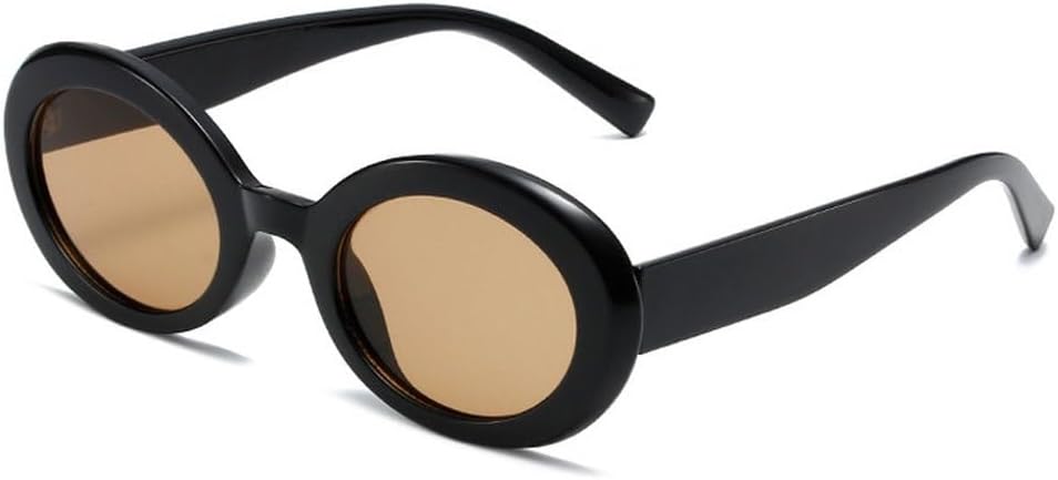 

Овальные солнцезащитные очки желейного цвета для женщин, модные желто-зеленые оттенки, защита от УФ-излучения UV400; модные солнцезащитные очки градиентного цвета для мужчин SKFGNX, Black Light Tea