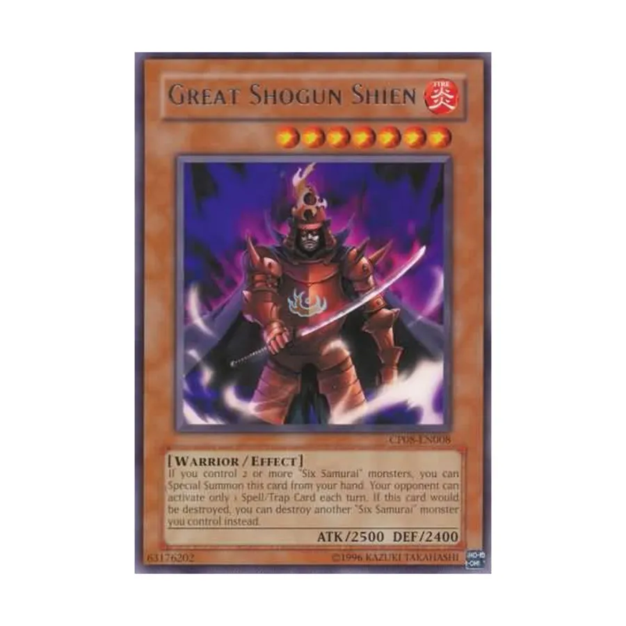 

CCG Великий сёгун Шиен (Редкий), Yu-Gi-Oh - Champion Pack 8 - Singles