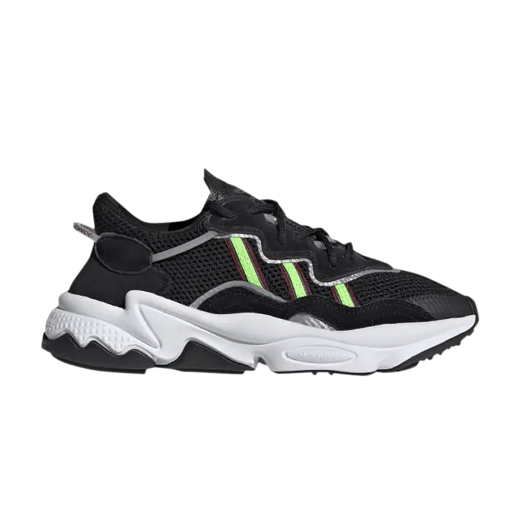 

Кроссовки Adidas Ozweego J, Black Solar Green
