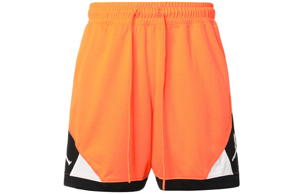 Шорты Air Jordan Dri-FIT Basketball Sports Training Splicing Shorts Orange, оранжевый — фото 2