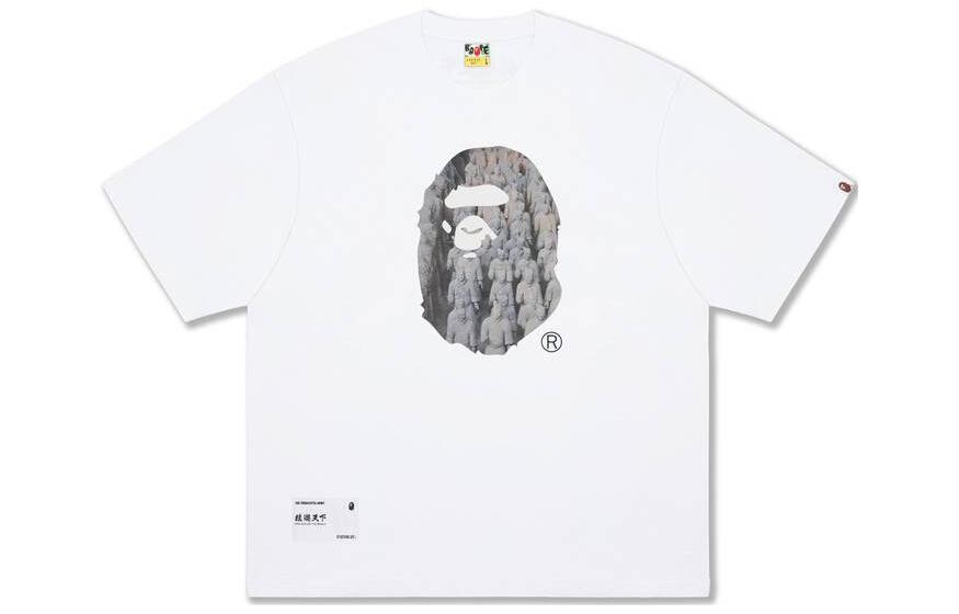 

Футболка Bape Ape World Series для мужчин A Bathing Ape, черный