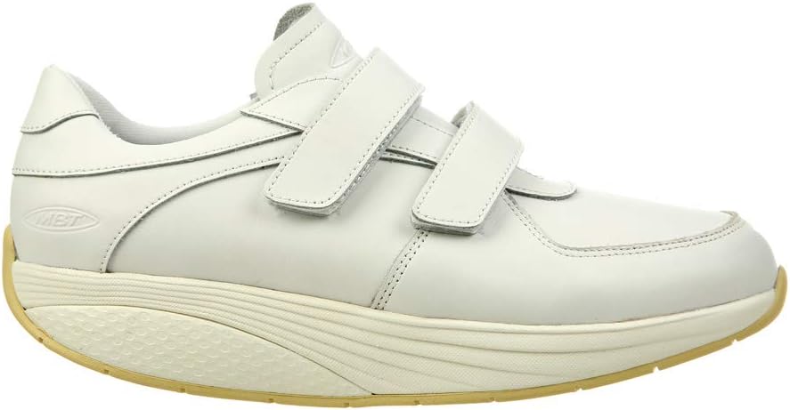 Кроссовки MBT Men's and Women's Karibu 17 Work Shoe with Rocker Bottom Slip Resistant Sole Velcro Straps, белый — фото 2
