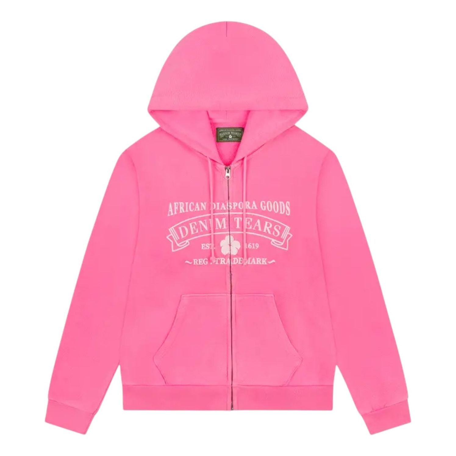 

Худи Denim Tears ADG Zip Hoodie 'Pink'